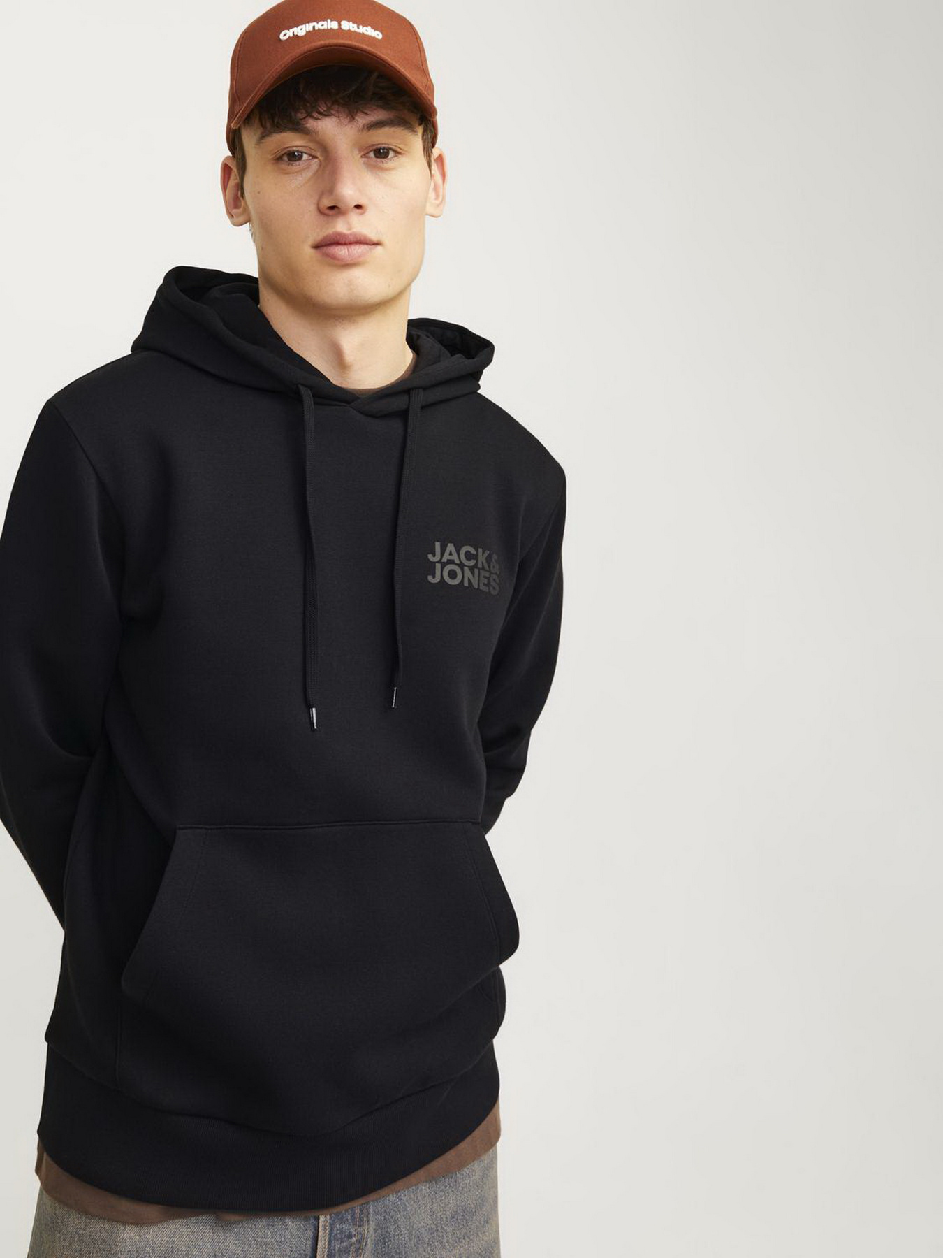 Худи и свитшоты JACK & JONES модель 12152840_Black Small Print/ Black Худи и свитшоты JACK & JONES модель 12152840_Black Small Print/ Black Фото