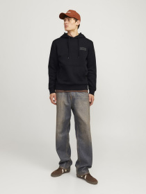 Худи и свитшоты JACK & JONES модель 12152840_Black Small Print/ Black Фото