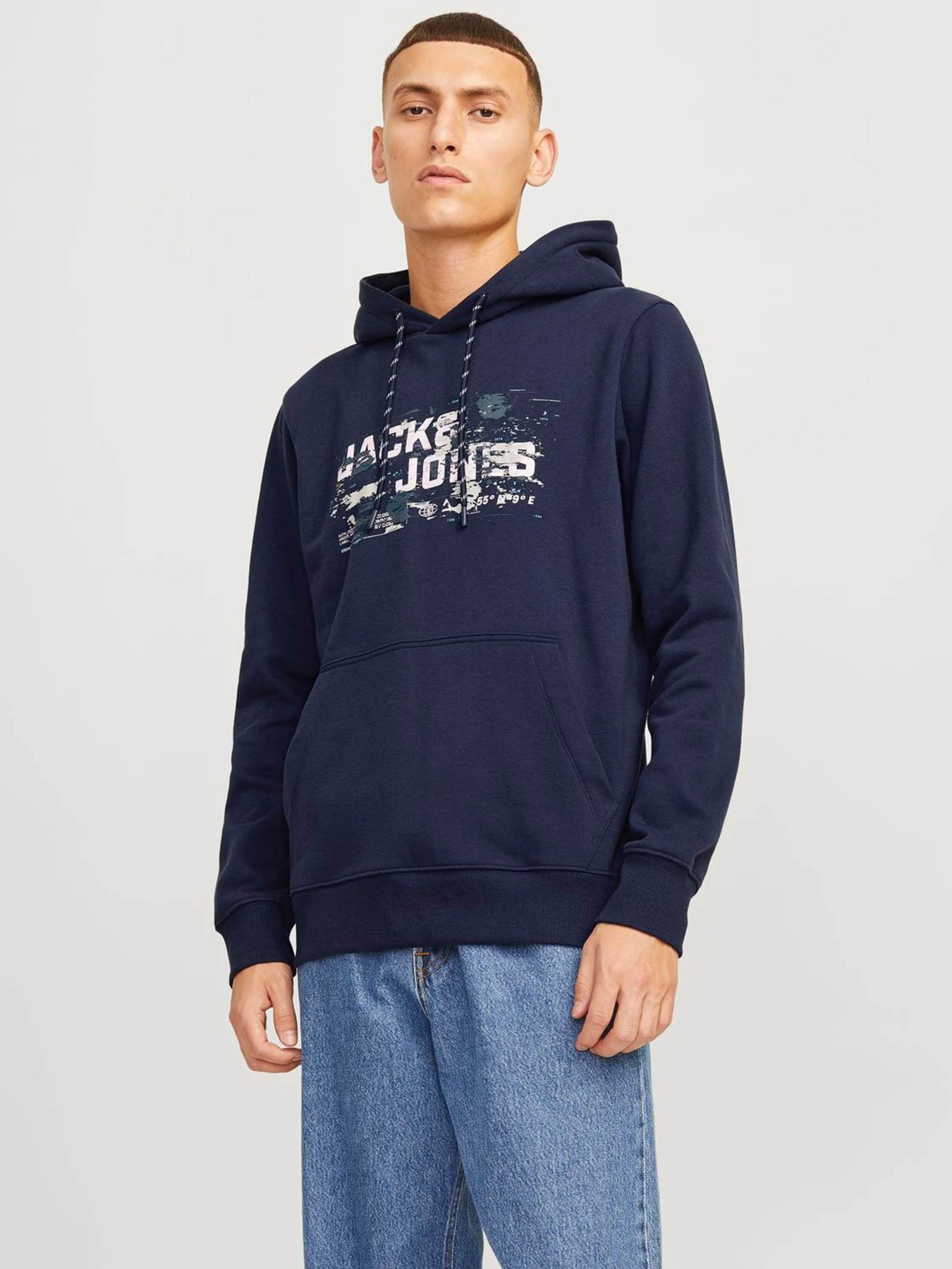 Худі та світшоти JACK & JONES модель 12261670_Navy Blazer Худі та світшоти JACK & JONES модель 12261670_Navy Blazer Фото