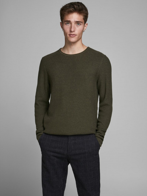 Светри та кардигани JACK & JONES модель 12179861_Olive Night Фото