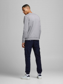 Худі та світшоти JACK & JONES модель 12181903_Light Grey Melange Фото