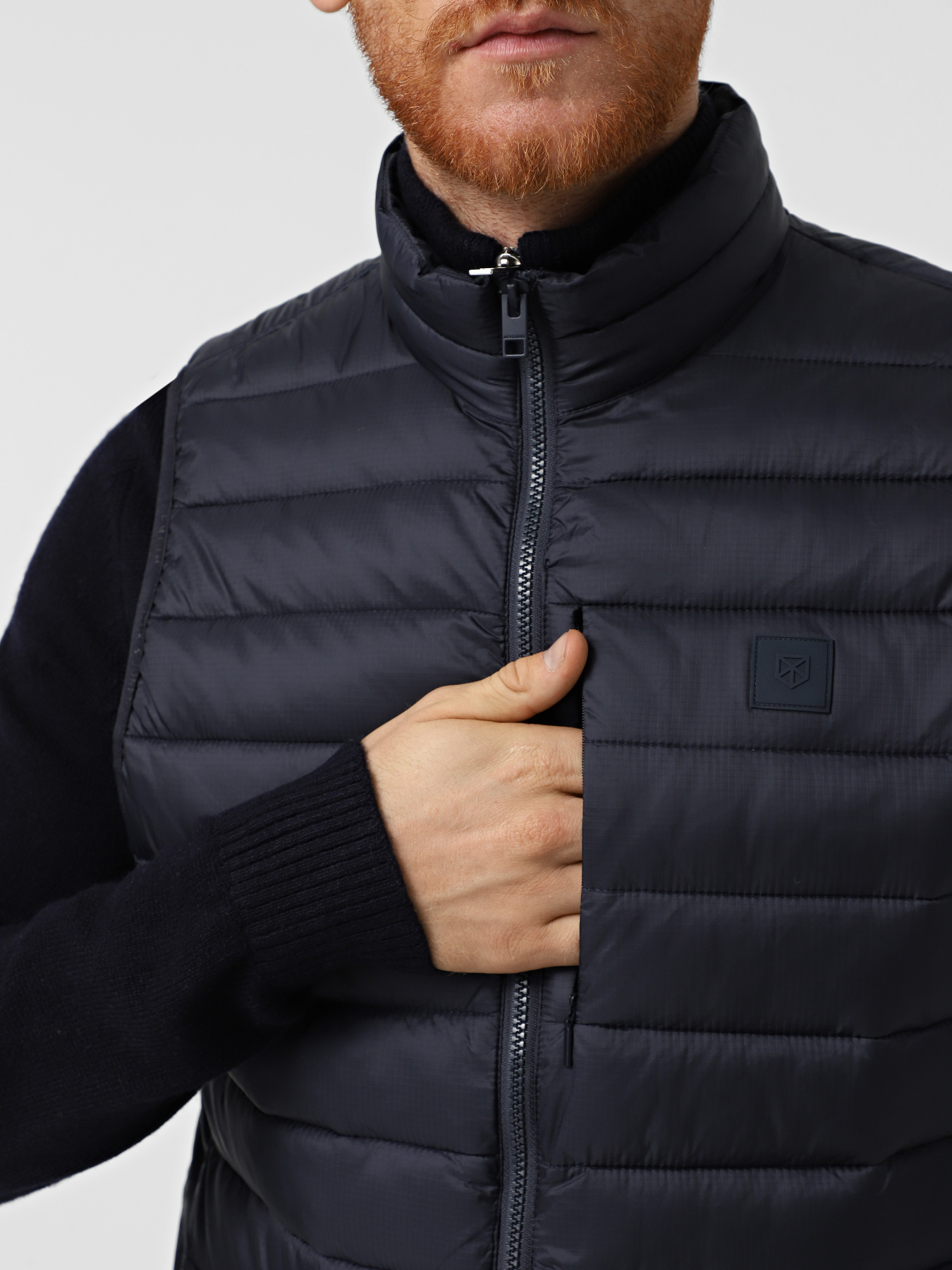 Куртки и дубленки JACK & JONES модель 12259414_Dark Navy Фото