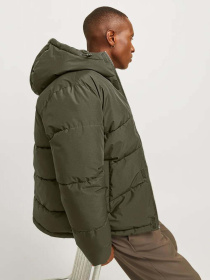 Куртки та дублянки JACK & JONES модель 12259850_Olive Night Фото
