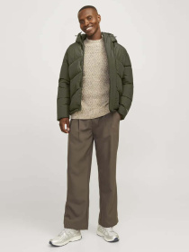 Куртки та дублянки JACK & JONES модель 12259850_Olive Night Фото