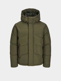 Куртки та дублянки JACK & JONES модель 12259850_Olive Night Фото