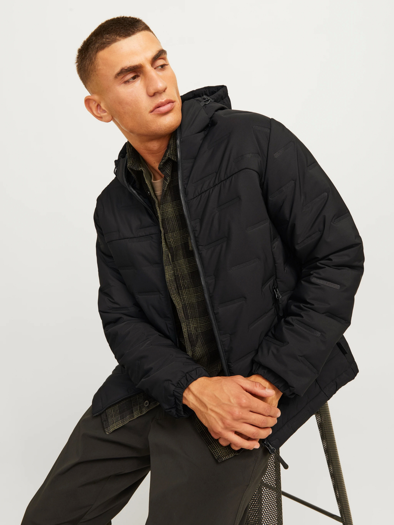 Куртки та дублянки JACK & JONES модель 12260478_Black Куртки та дублянки JACK & JONES модель 12260478_Black Фото