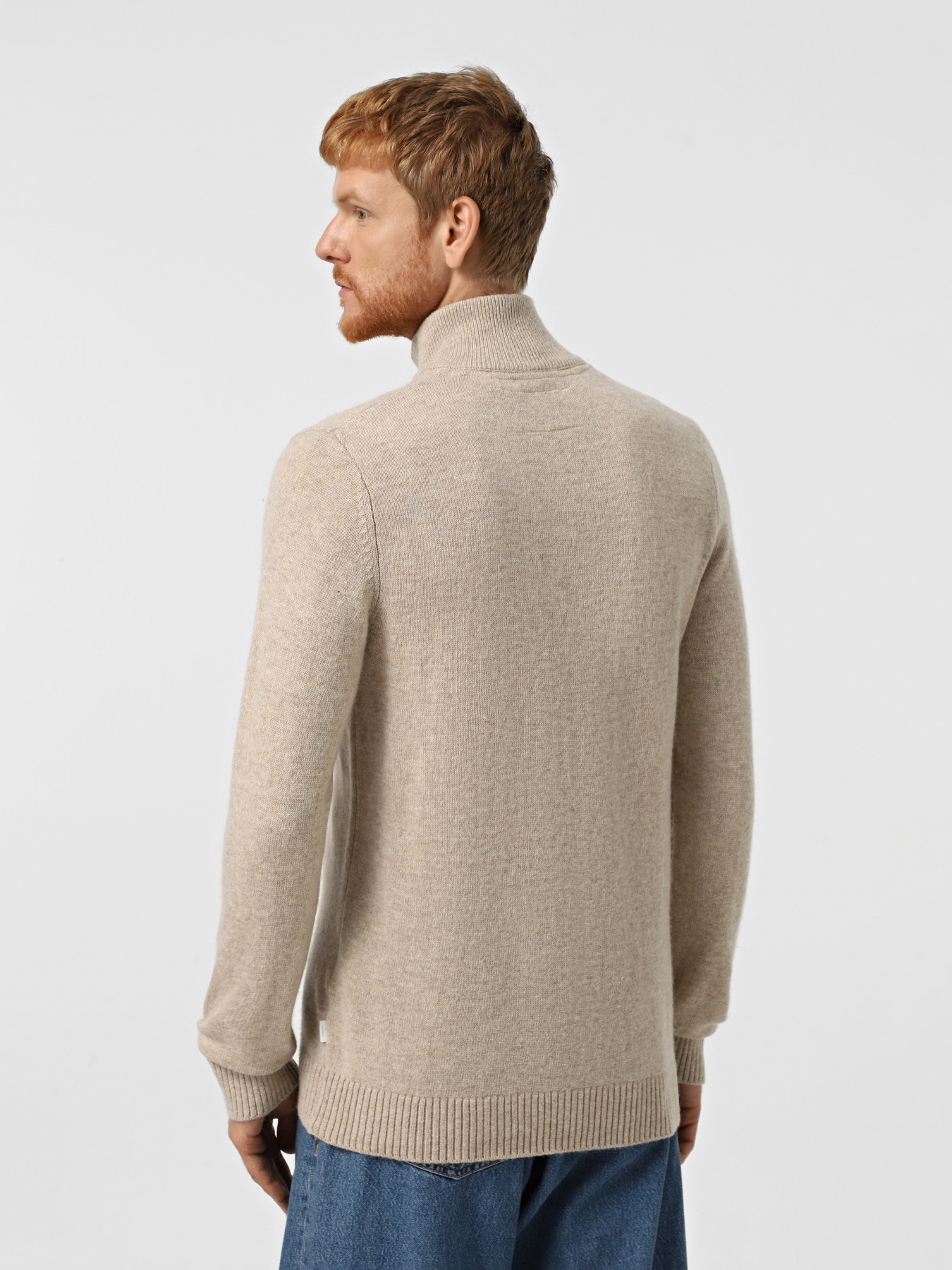 Светри та кардигани JACK & JONES модель 12259679_Oatmeal MELANGE Светри та кардигани JACK & JONES модель 12259679_Oatmeal MELANGE Фото