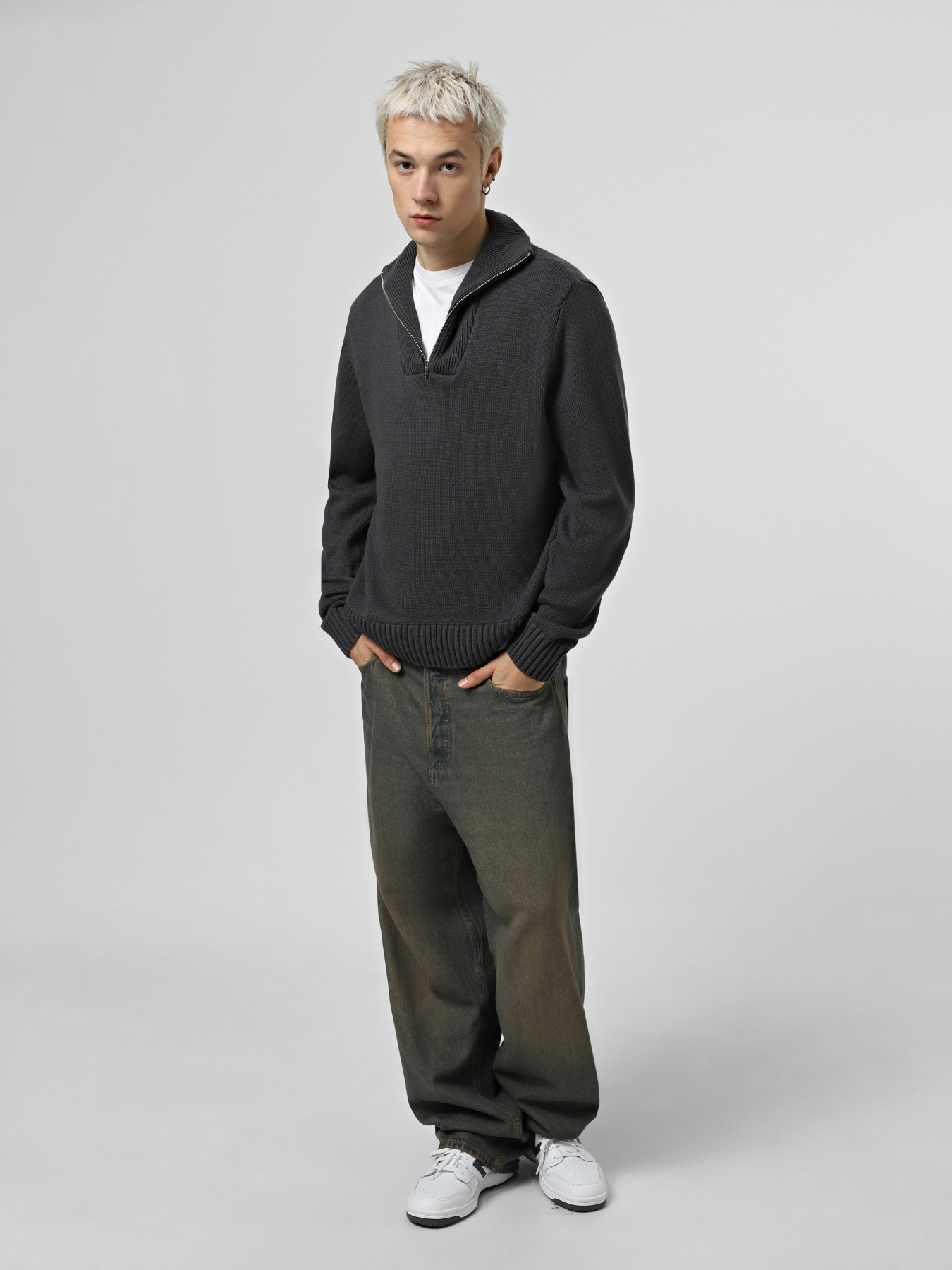 Светри та кардигани JACK & JONES модель 12262055_Iron Gate Светри та кардигани JACK & JONES модель 12262055_Iron Gate Фото
