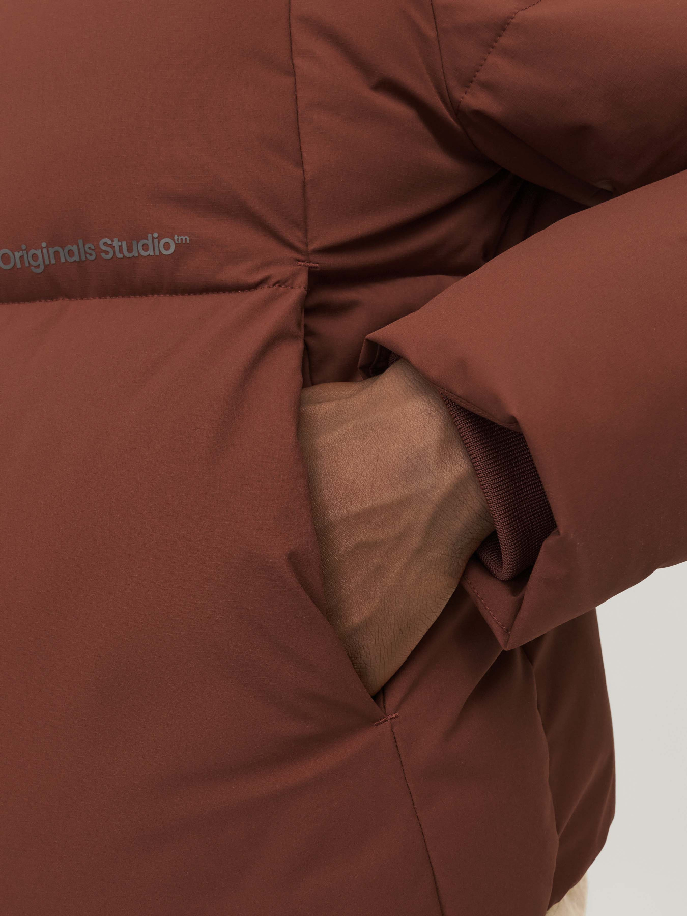 Куртки та дублянки JACK & JONES модель 12260433_Brandy Brown Куртки та дублянки JACK & JONES модель 12260433_Brandy Brown Фото