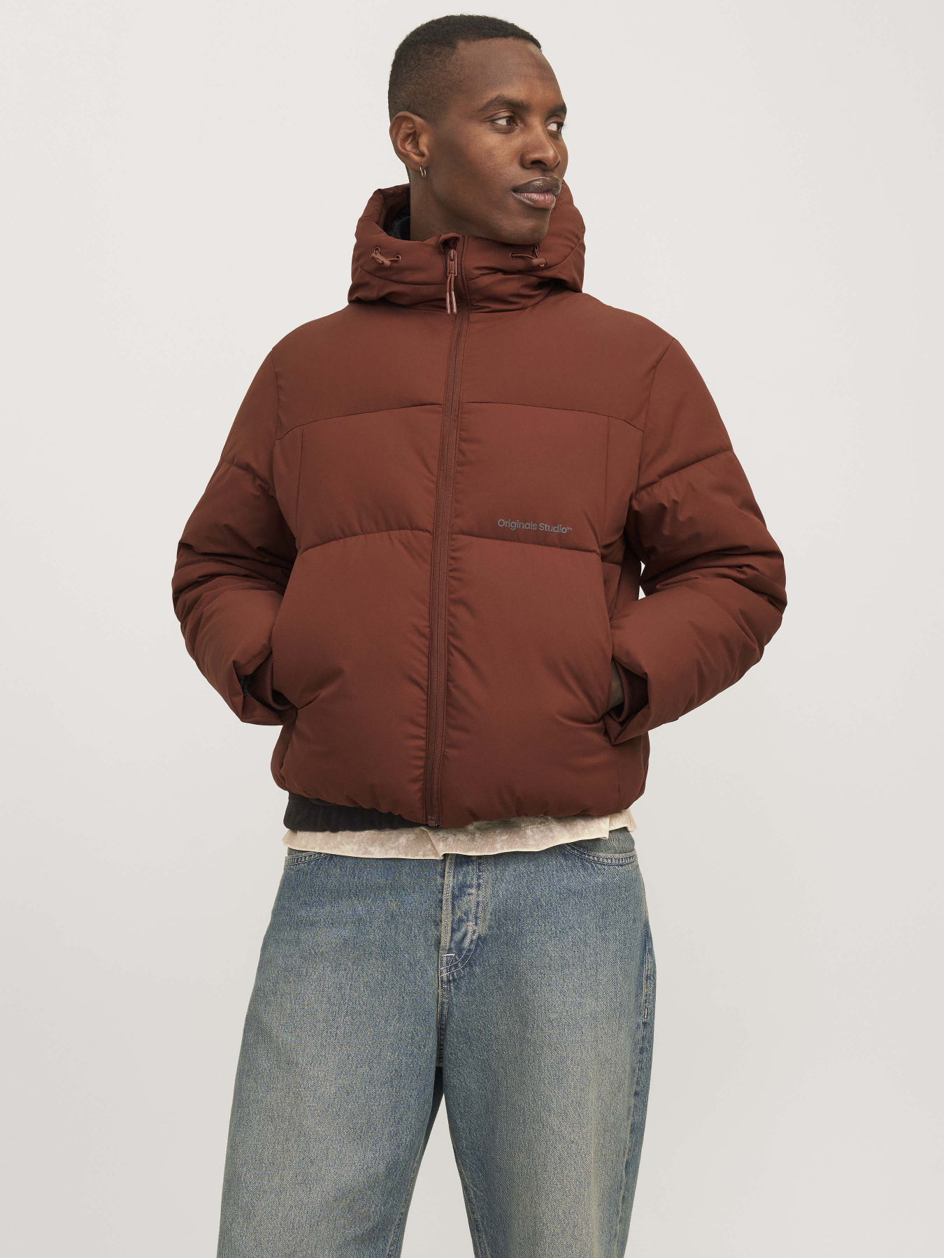Куртки та дублянки JACK & JONES модель 12260433_Brandy Brown Куртки та дублянки JACK & JONES модель 12260433_Brandy Brown Фото