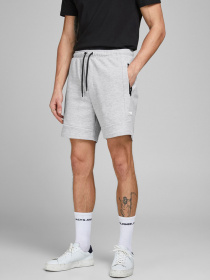 Шорты JACK & JONES модель 12186750_Light Grey Melange Фото