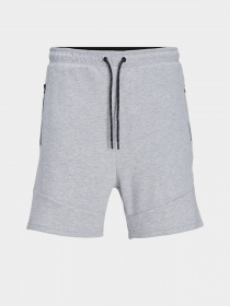 Шорты JACK & JONES модель 12186750_Light Grey Melange Фото