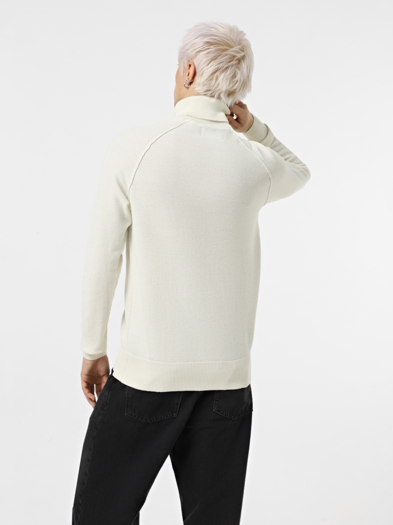 Свитры и кардиганы JACK & JONES модель 12260386_Cloud Dancer CYCLO 002 Фото