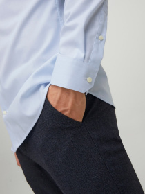 Рубашки JACK & JONES модель 12227385_Cashmere Blue SLIM FIT Фото