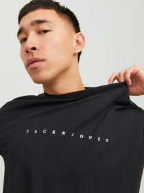 Футболки і поло JACK & JONES STAR JJ TEE модель 12234746_Black Фото