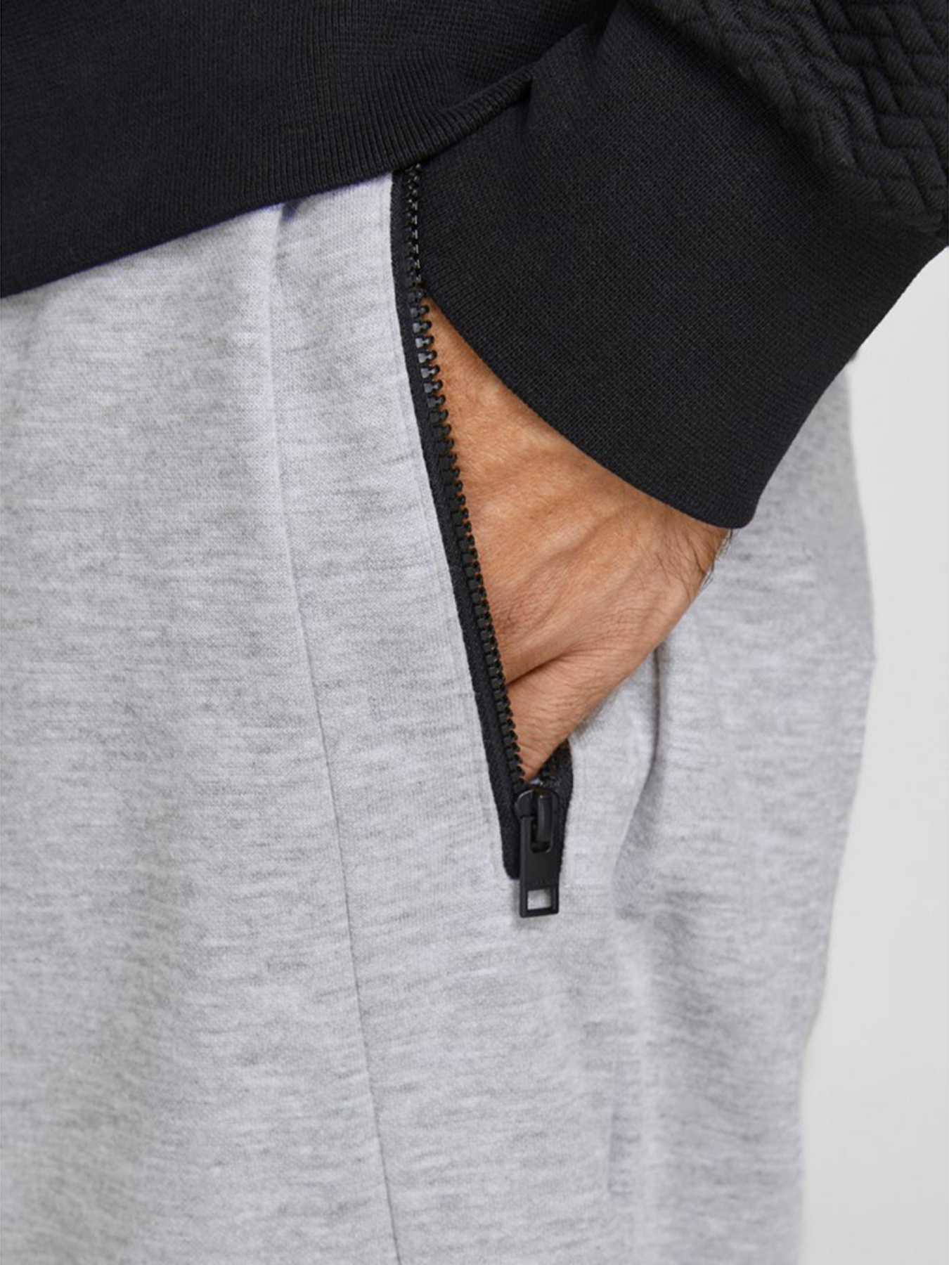 Брюки JACK & JONES модель 12184970_Light Grey Melange Брюки JACK & JONES модель 12184970_Light Grey Melange Фото