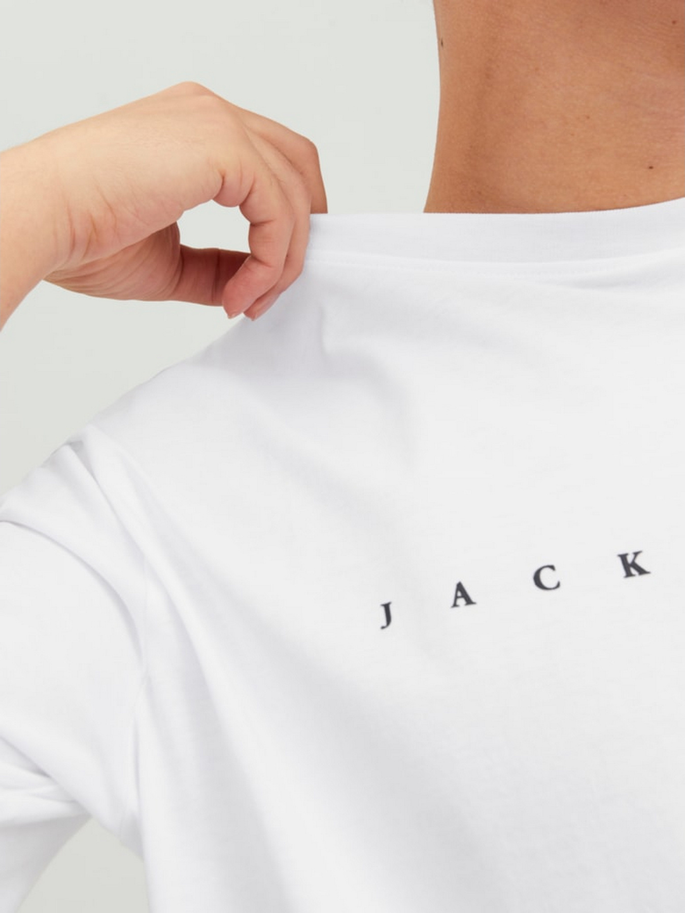 Футболки і поло JACK & JONES STAR JJ TEE модель 12234746_White Футболки і поло JACK & JONES STAR JJ TEE модель 12234746_White Фото