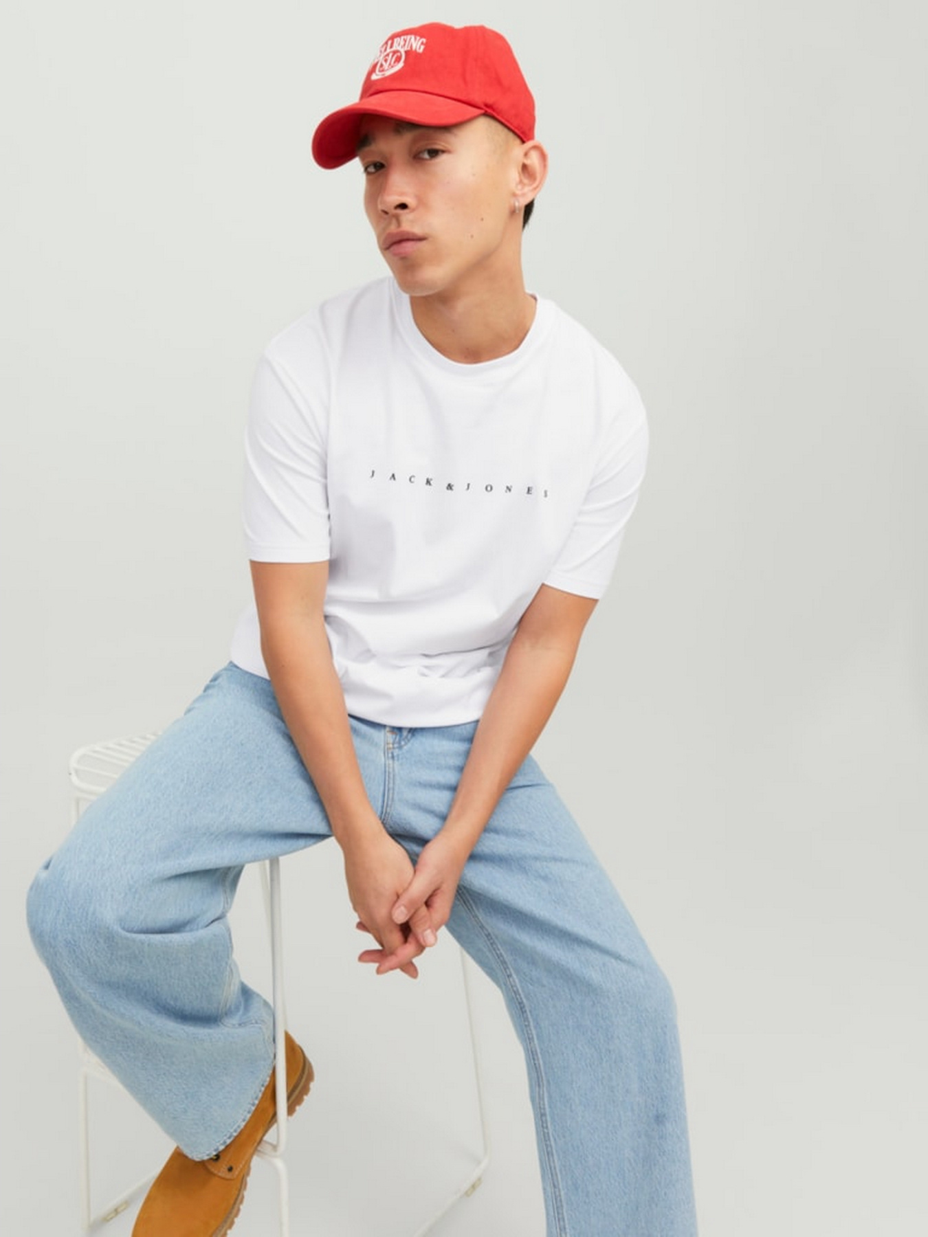 Футболки і поло JACK & JONES STAR JJ TEE модель 12234746_White Футболки і поло JACK & JONES STAR JJ TEE модель 12234746_White Фото