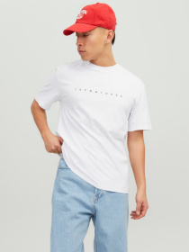 Футболки и поло JACK & JONES STAR JJ TEE модель 12234746_White Фото