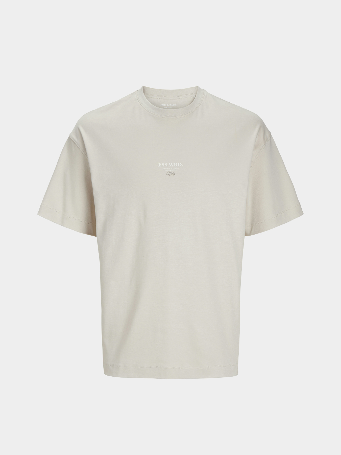 Футболки і поло JACK & JONES модель 12270638_Moonbeam Футболки і поло JACK & JONES модель 12270638_Moonbeam Фото