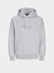 Худі та світшоти JACK & JONES модель 12266908_Light Grey Melange Фото