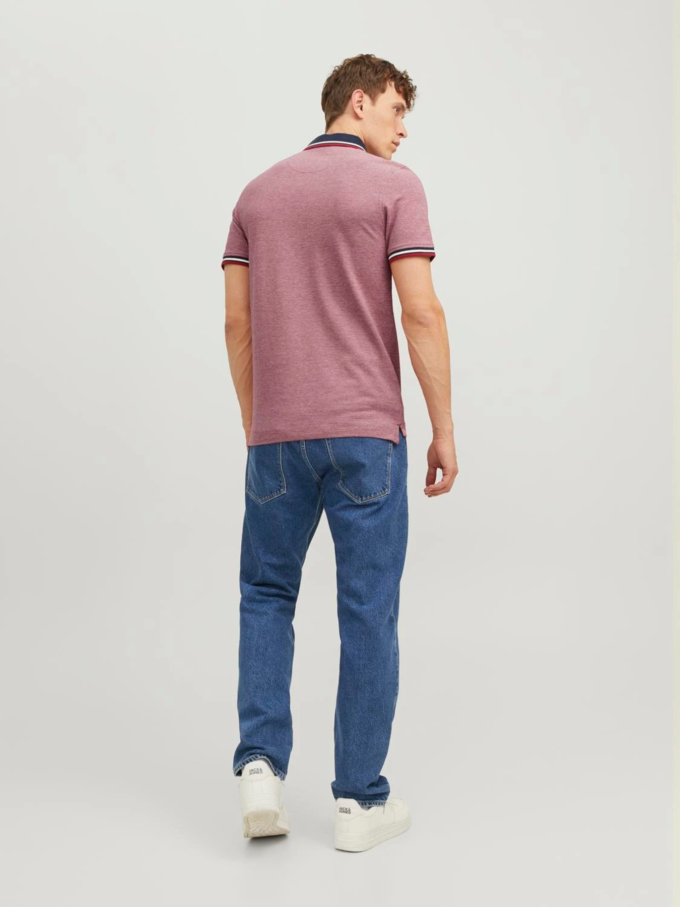 Футболки і поло JACK & JONES модель 12136668_Rio Red SLIM FIT Футболки і поло JACK & JONES модель 12136668_Rio Red SLIM FIT Фото