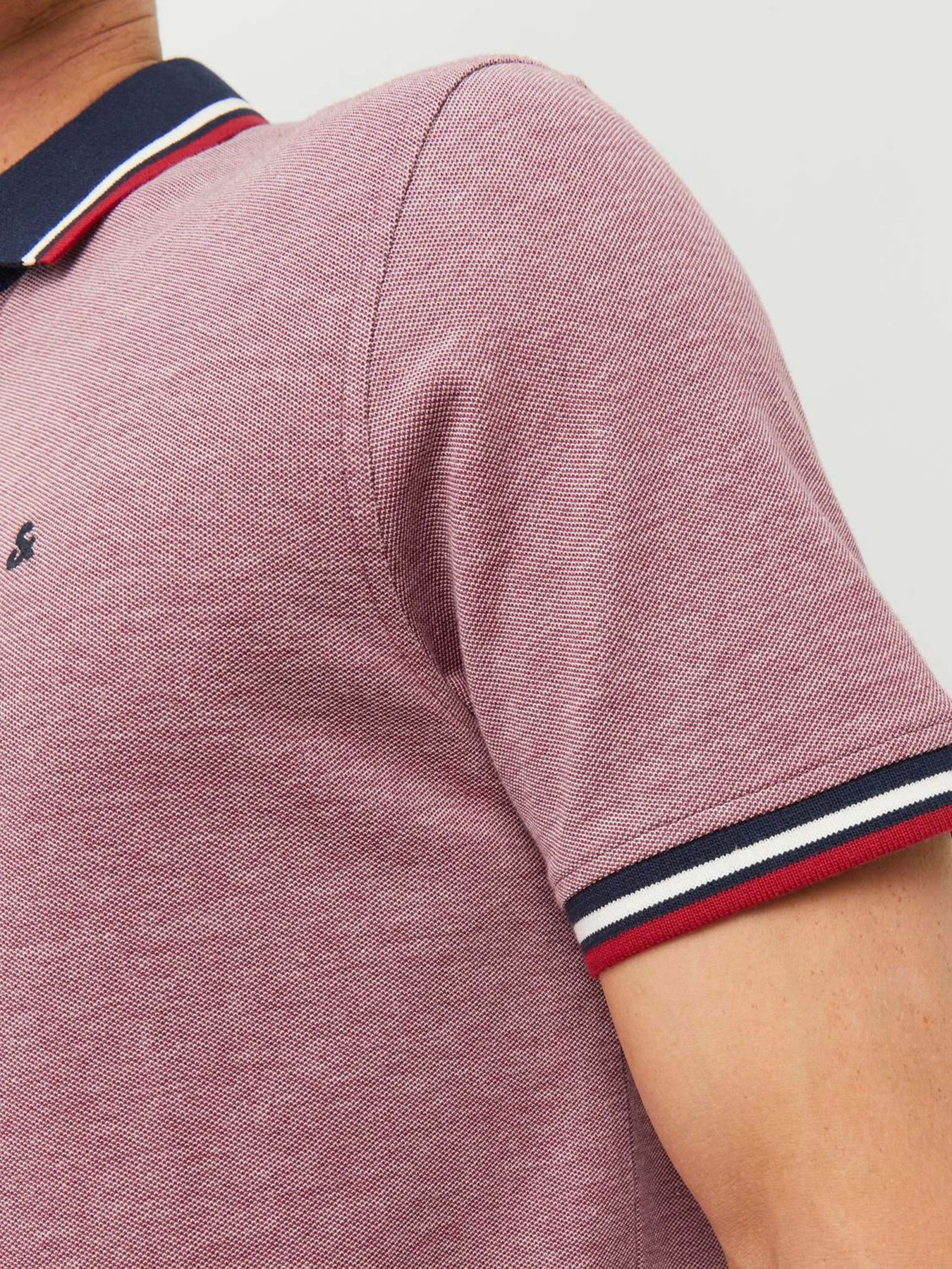 Футболки і поло JACK & JONES модель 12136668_Rio Red SLIM FIT Футболки і поло JACK & JONES модель 12136668_Rio Red SLIM FIT Фото