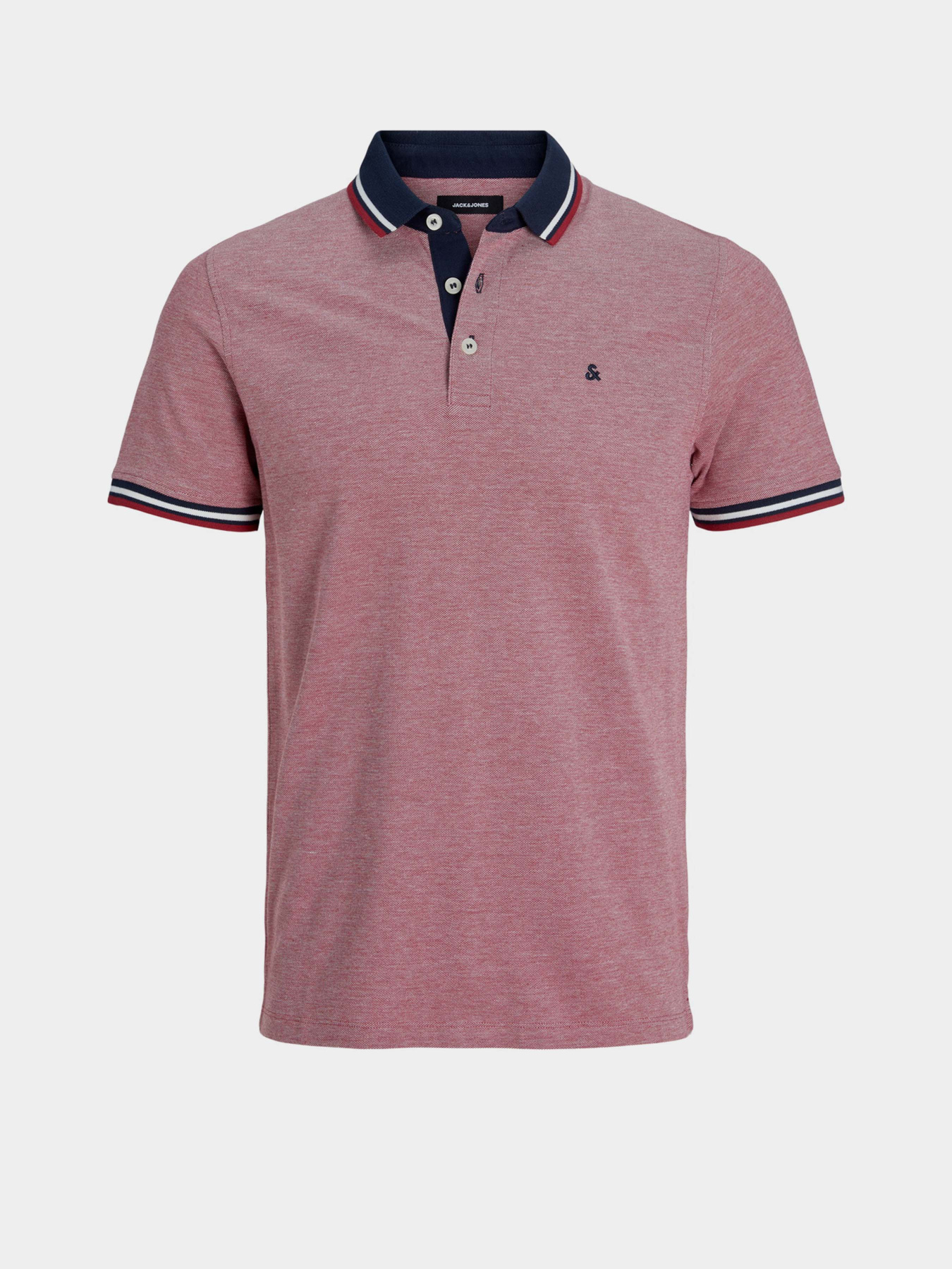 Футболки і поло JACK & JONES модель 12136668_Rio Red SLIM FIT Футболки і поло JACK & JONES модель 12136668_Rio Red SLIM FIT Фото