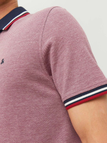 Футболки і поло JACK & JONES модель 12136668_Rio Red SLIM FIT Фото