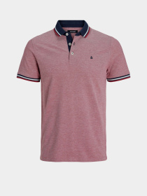 Футболки і поло JACK & JONES модель 12136668_Rio Red SLIM FIT Фото