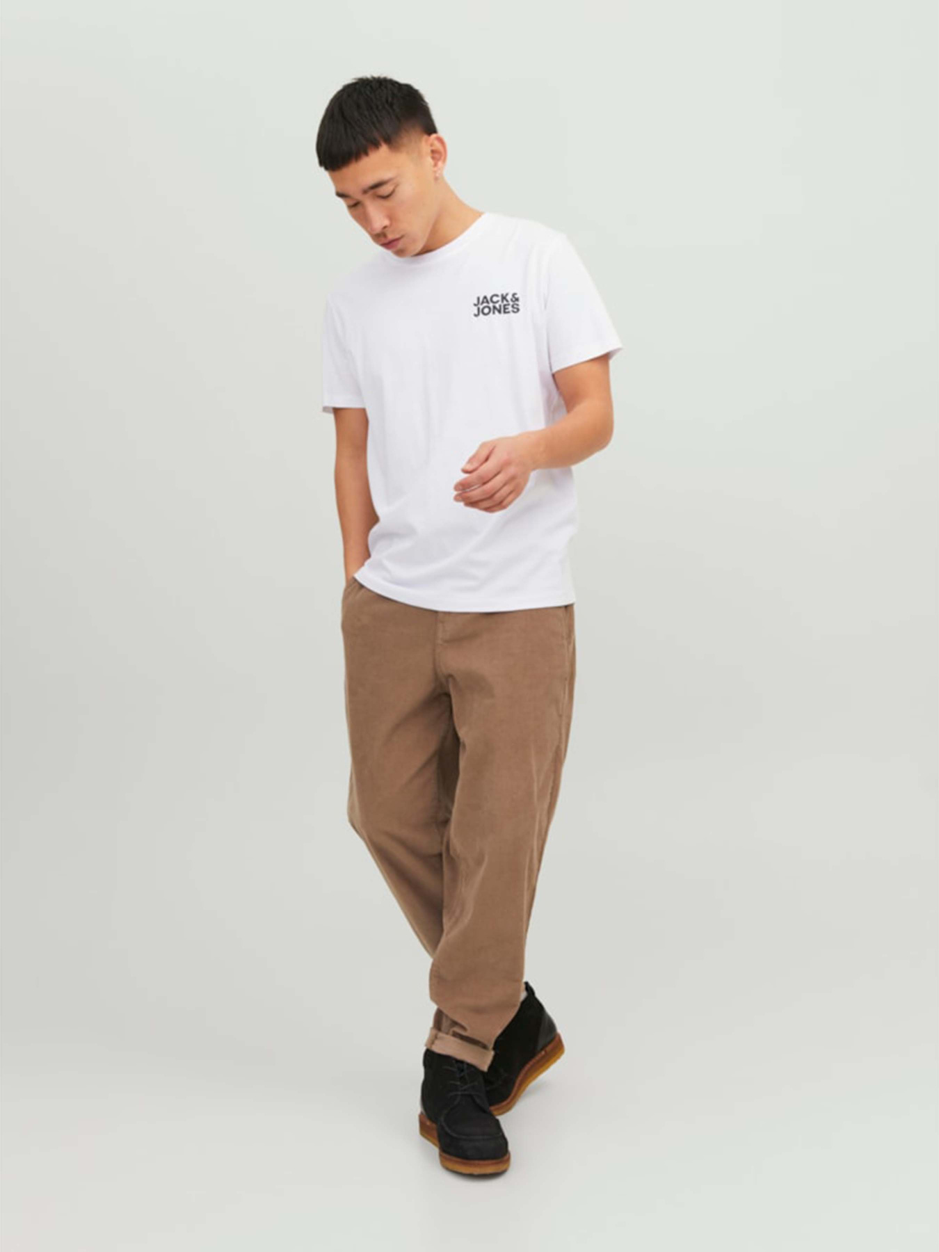 Футболки и поло JACK & JONES CORP LOGO TEE модель 12151955_White Slim/Small Print/Bla Футболки и поло JACK & JONES CORP LOGO TEE модель 12151955_White Slim/Small Print/Bla Фото