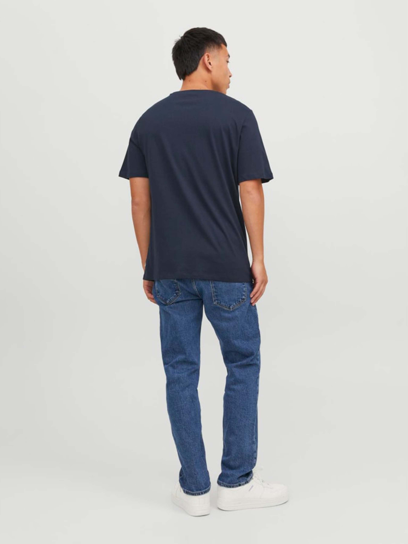 Футболки і поло JACK & JONES ORGANIC BASIC TEE модель 12156101_Navy Blazer SLIM Футболки і поло JACK & JONES ORGANIC BASIC TEE модель 12156101_Navy Blazer SLIM Фото