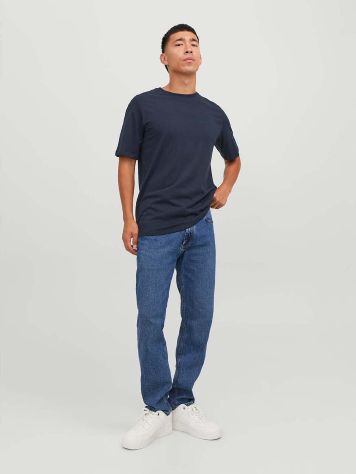 Футболки і поло JACK & JONES ORGANIC BASIC TEE модель 12156101_Navy Blazer SLIM Футболки і поло JACK & JONES ORGANIC BASIC TEE модель 12156101_Navy Blazer SLIM Фото