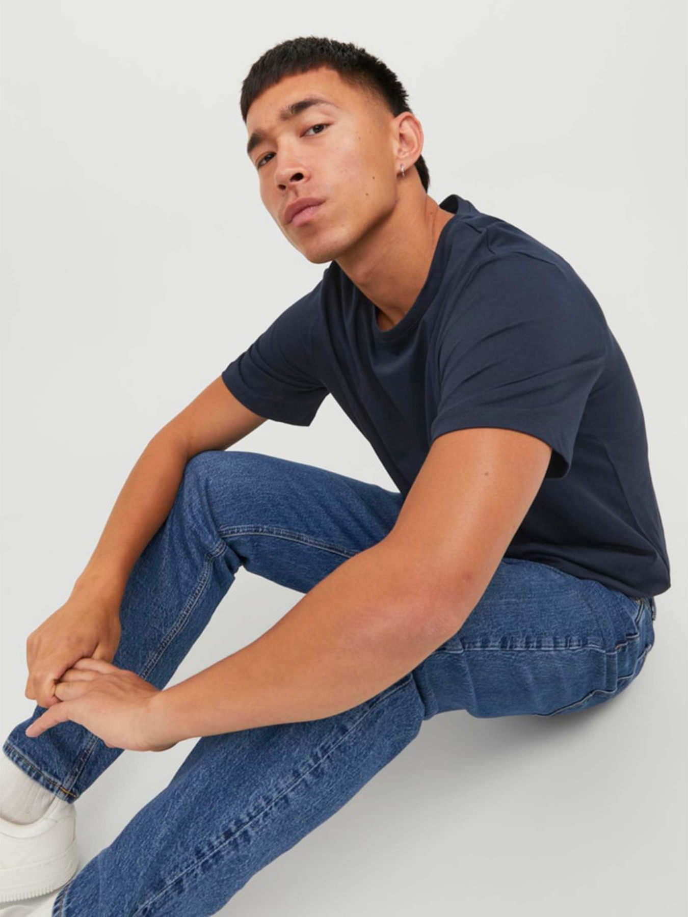 Футболки і поло JACK & JONES ORGANIC BASIC TEE модель 12156101_Navy Blazer SLIM Футболки і поло JACK & JONES ORGANIC BASIC TEE модель 12156101_Navy Blazer SLIM Фото