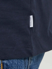 Футболки і поло JACK & JONES ORGANIC BASIC TEE модель 12156101_Navy Blazer SLIM Фото