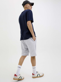 Шорты JACK & JONES GORDON BRADLEY SWEAT SHORTS модель 12249285_Light Grey Melange Фото
