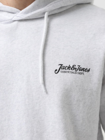 Худи и свитшоты JACK & JONES модель 12268436_White Melange Фото