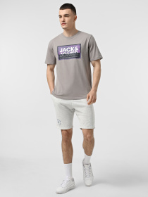 Шорты JACK & JONES модель 12268446_White Melange Фото