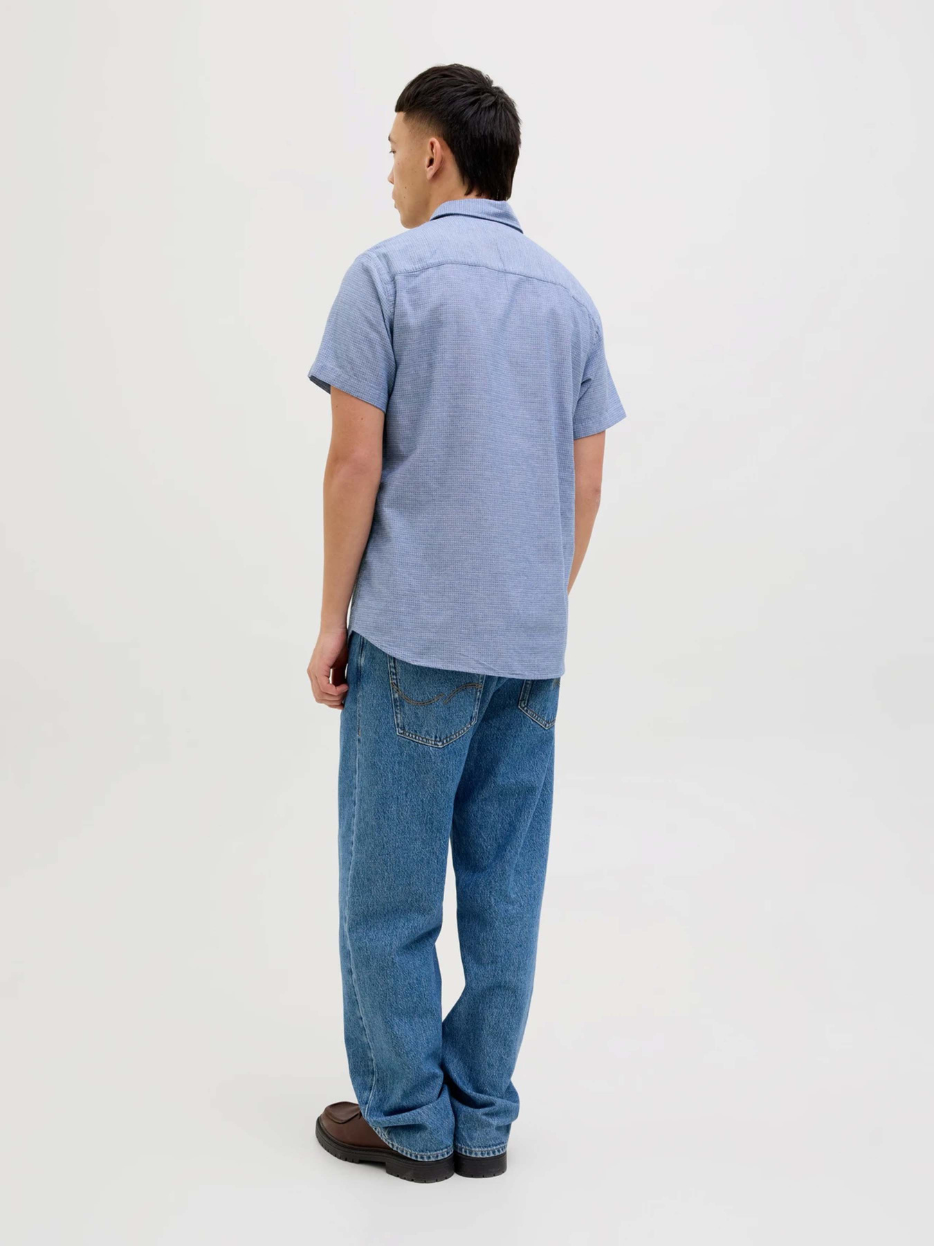 Рубашки JACK & JONES модель 12268993_Ensign Blue Фото