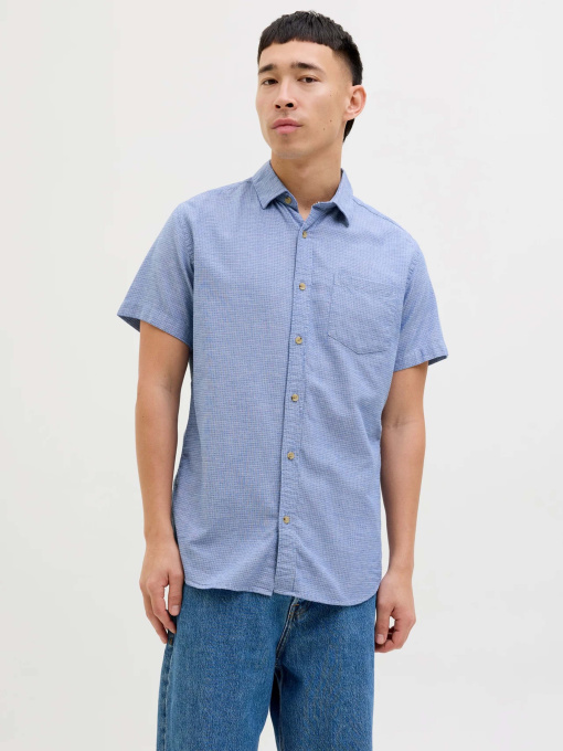 Рубашки JACK & JONES модель 12268993_Ensign Blue Фото