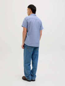 Рубашки JACK & JONES модель 12268993_Ensign Blue Фото