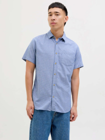Рубашки JACK & JONES модель 12268993_Ensign Blue Фото
