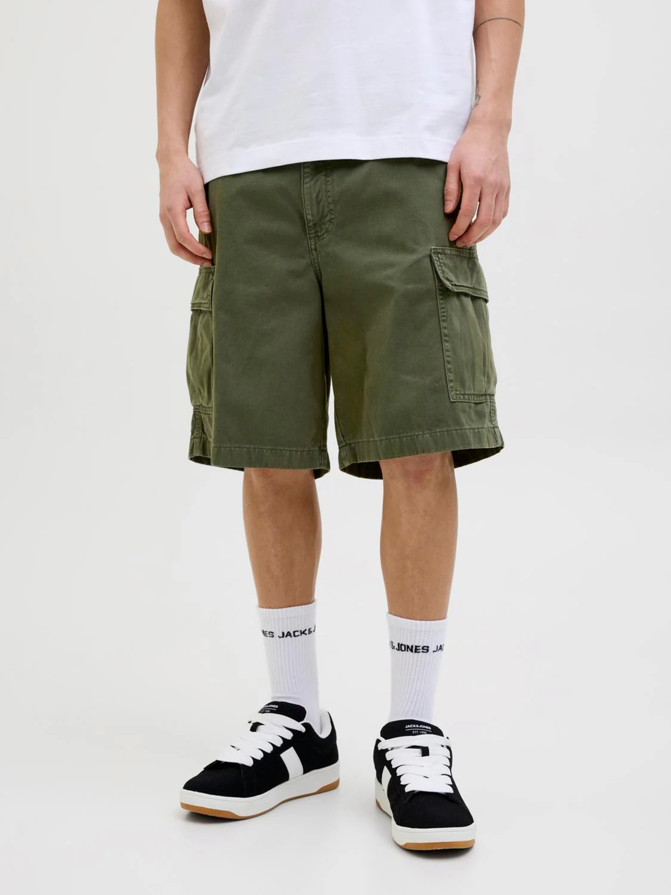 Шорты JACK & JONES модель 12269374_Olive Night Фото