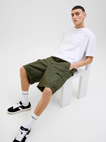 Шорты JACK & JONES модель 12269374_Olive Night Фото