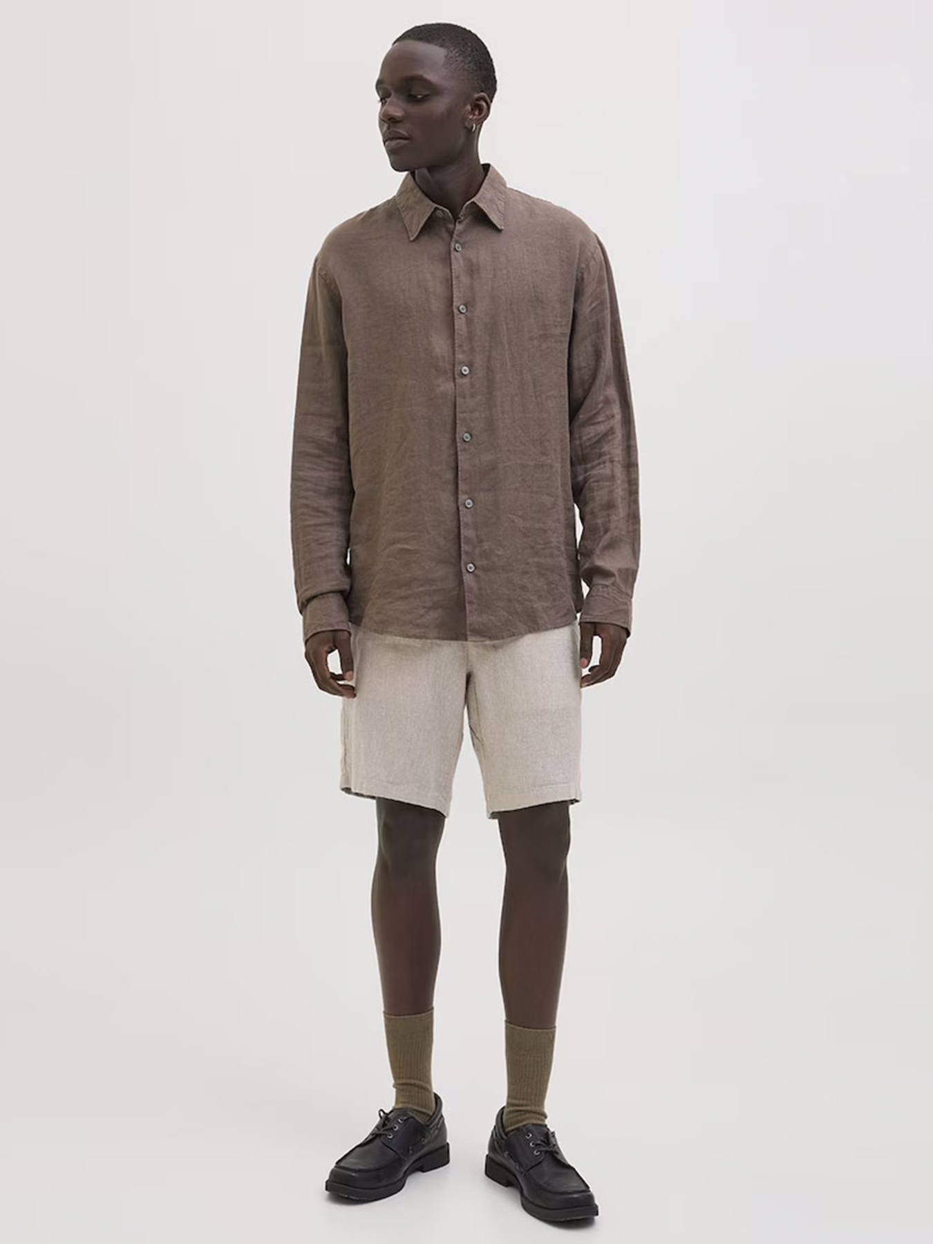 Шорты JACK & JONES модель 12269376_Crockery Herringbone Шорты JACK & JONES модель 12269376_Crockery Herringbone Фото