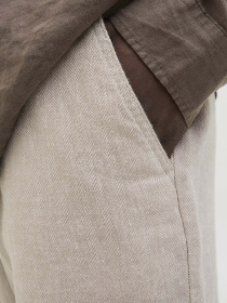 Шорты JACK & JONES модель 12269376_Crockery Herringbone Фото