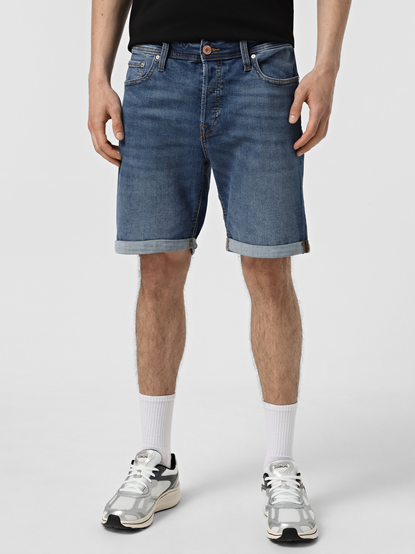 Шорты JACK & JONES модель 12269499_Blue Denim Шорты JACK & JONES модель 12269499_Blue Denim Фото