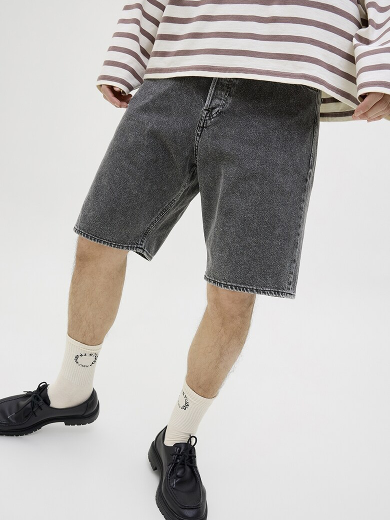 Шорти JACK & JONES модель 12272549_Black Denim Фото