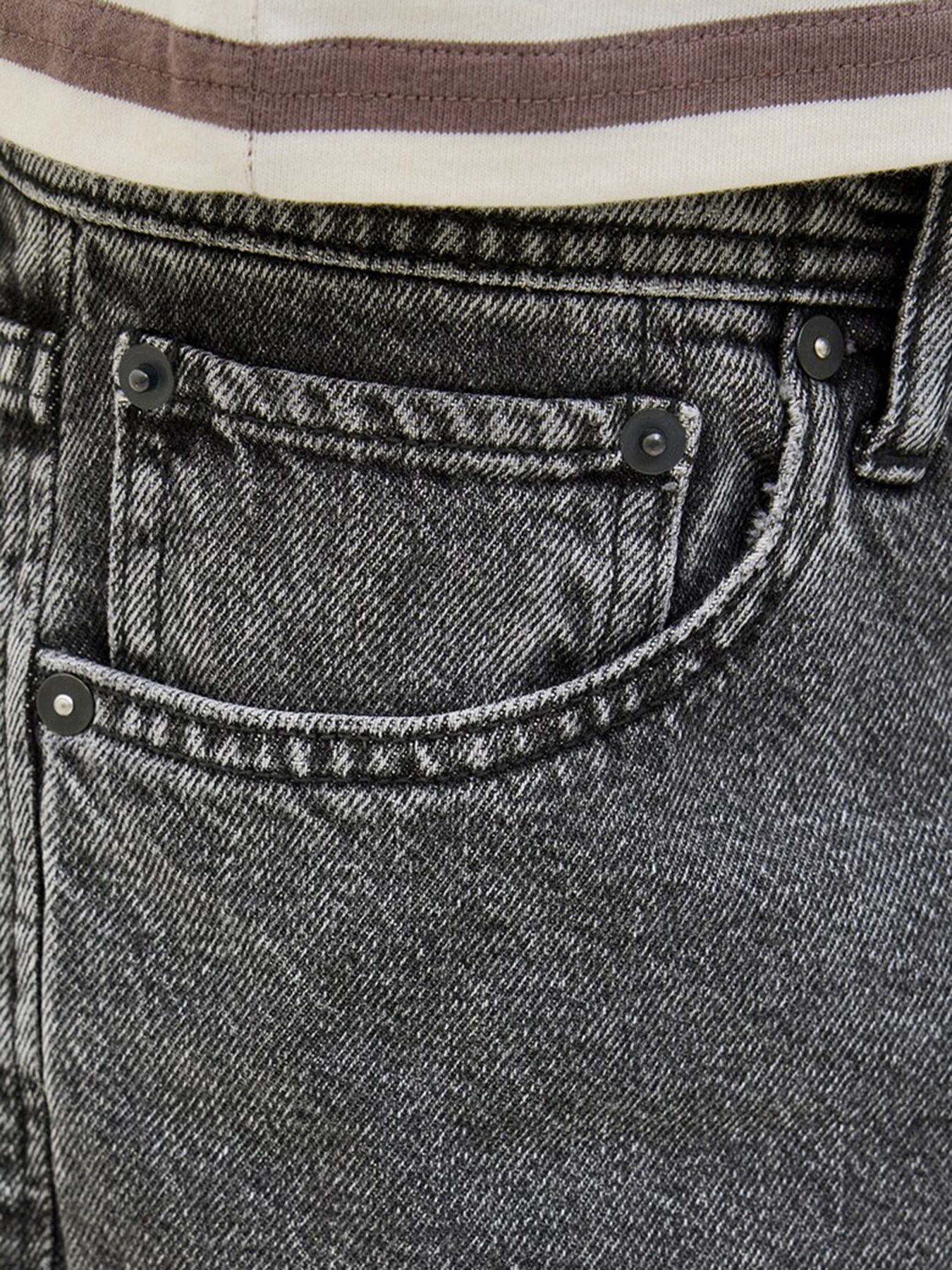 Шорти JACK & JONES модель 12272549_Black Denim Фото