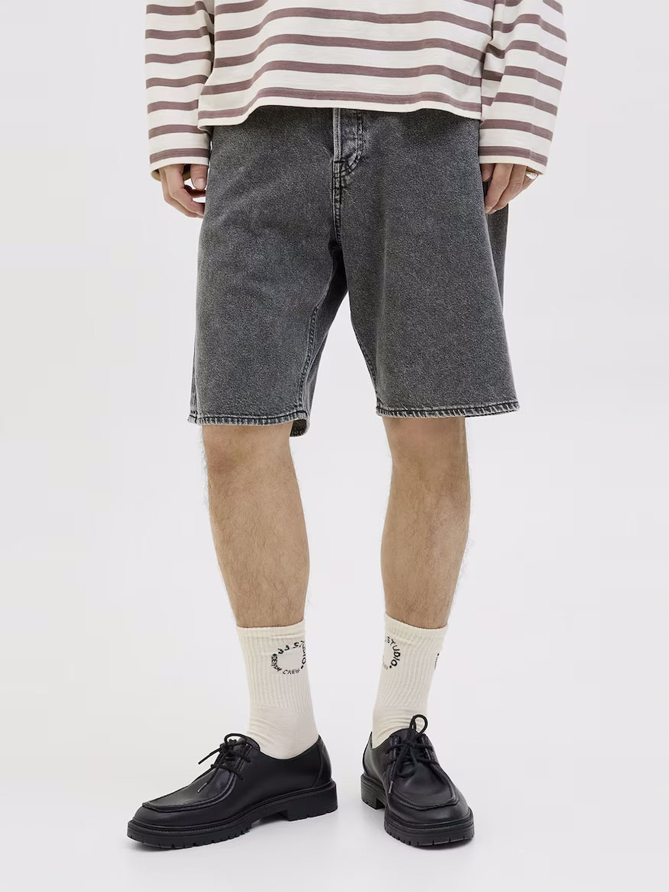 Шорти JACK & JONES модель 12272549_Black Denim Фото